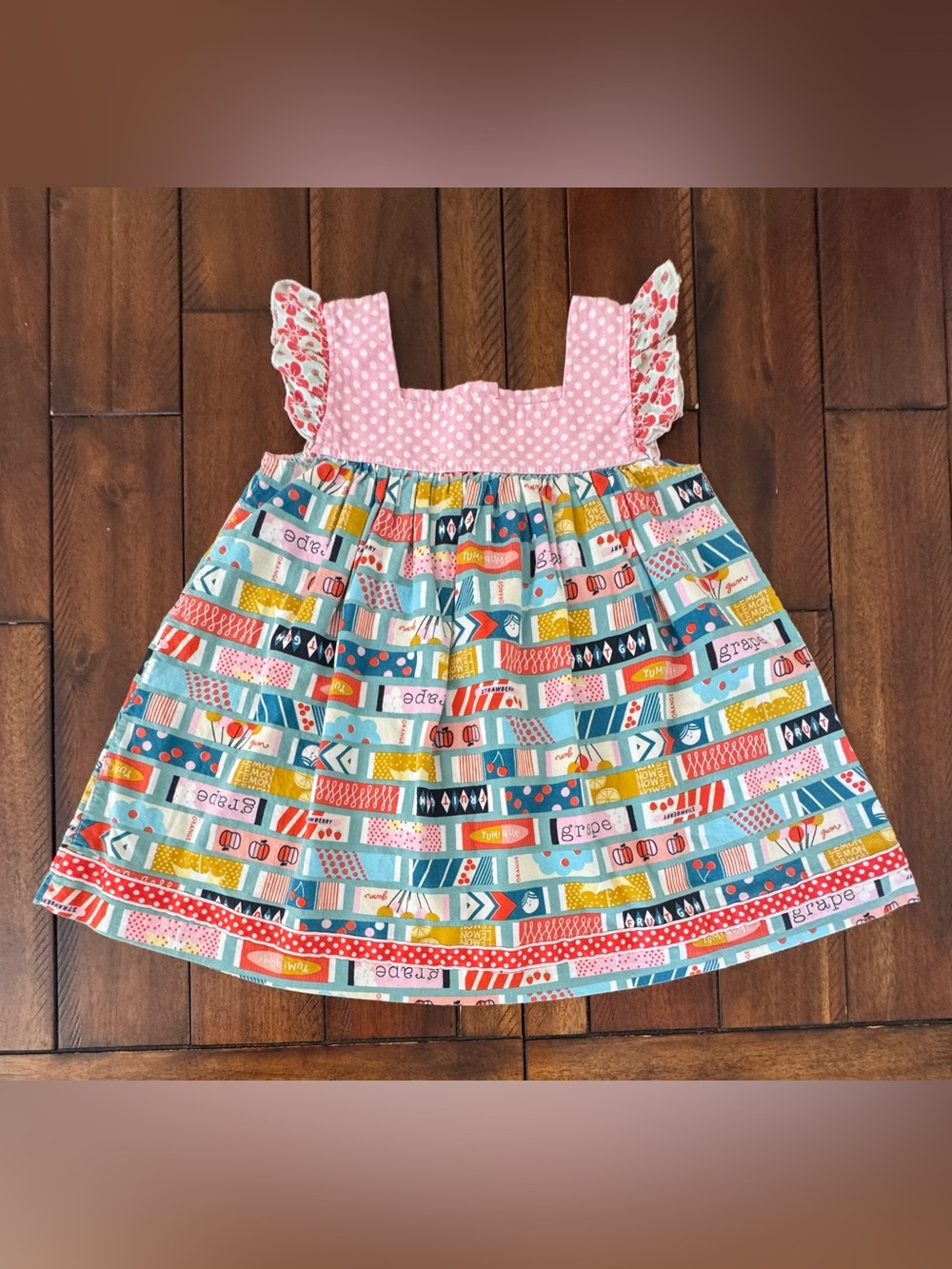 Matilda Jane Platinum Bubblicious Shabby Top size 6